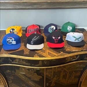 Sports Team fitted Caps - $18 Each - size 7 1/8